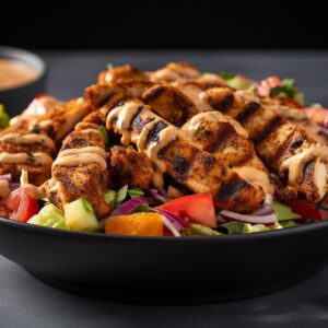 Green Salad & Chicken [Medium Try]